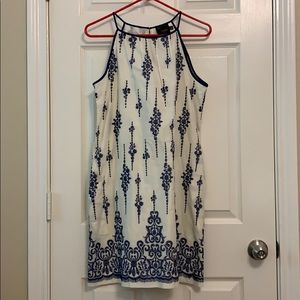 Blue & white summer dress